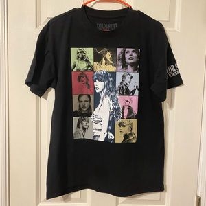 Taylor Swift The Eras Tour Black T-shirt
